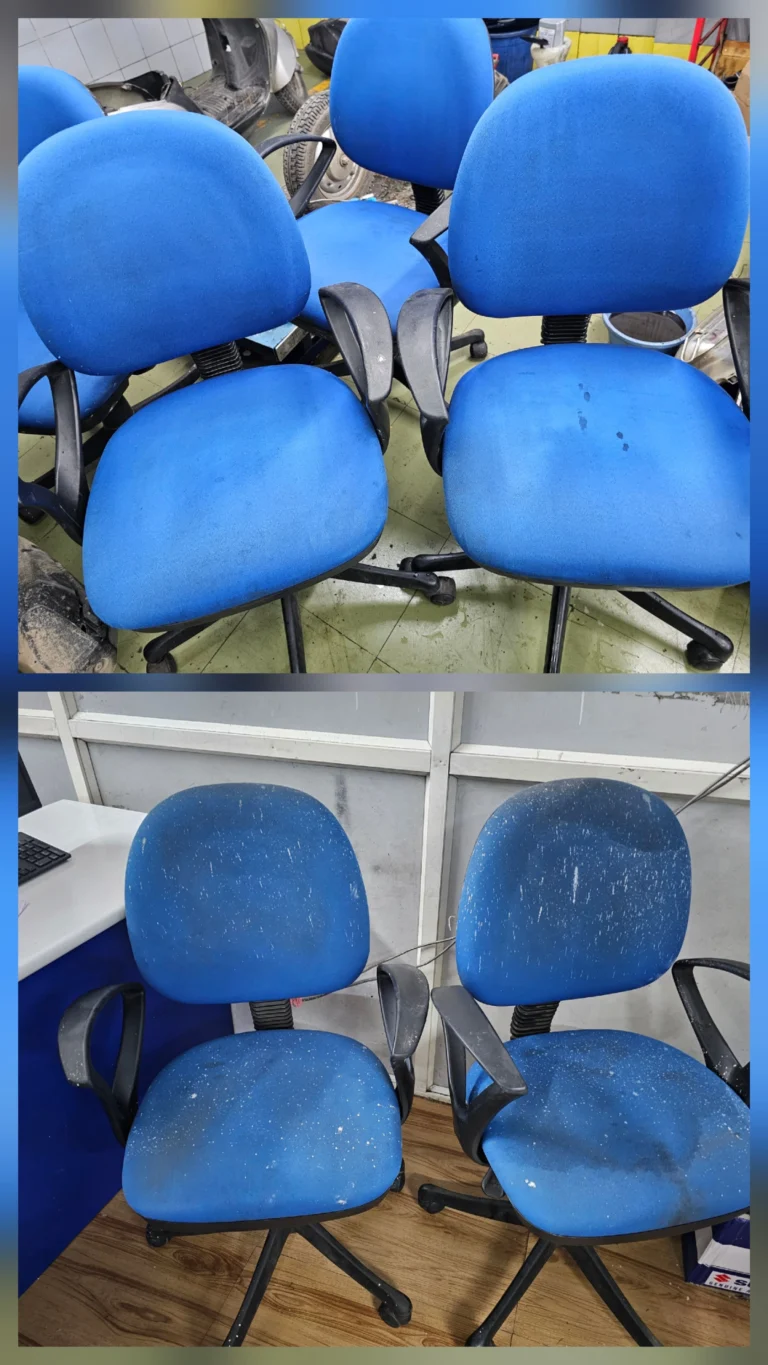 unique sofa before after image